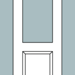 Cutout Half Lite Panel