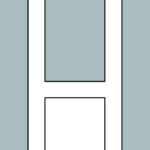 Cutout Half Lite Panel Shaker