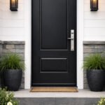 Raised Panel Door on house