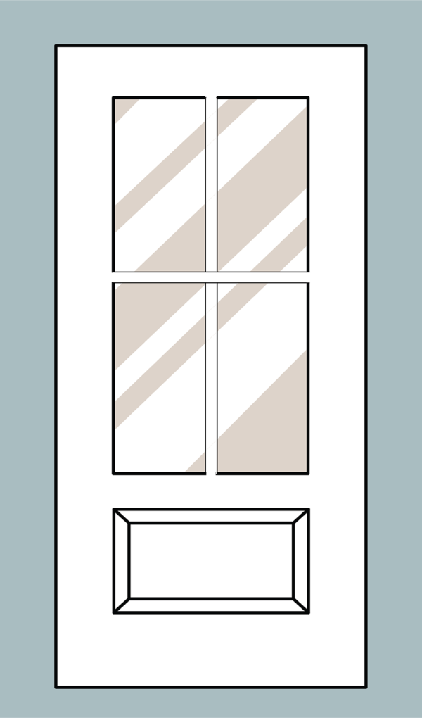 Flush Glazed Lite Panel