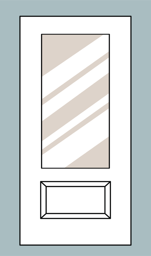 Flush Glazed Lite Panel a