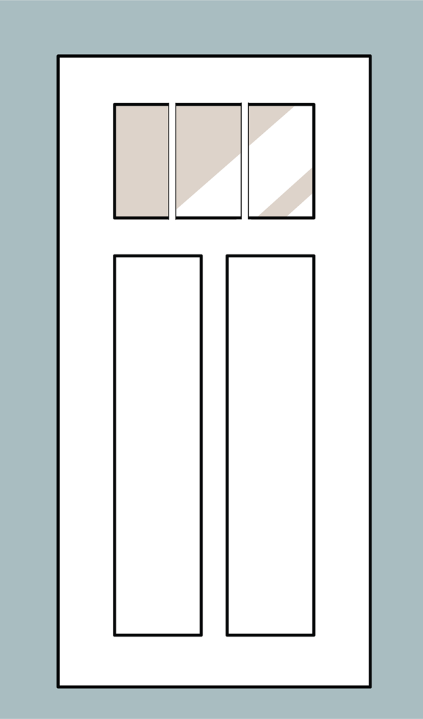 L Flush Glazed Craftsman