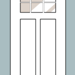 L Flush Glazed Craftsman