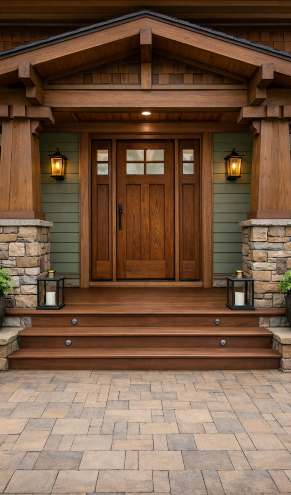 Craftsman Lite Fiberglass Door