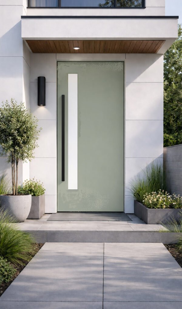 One lite offset on house