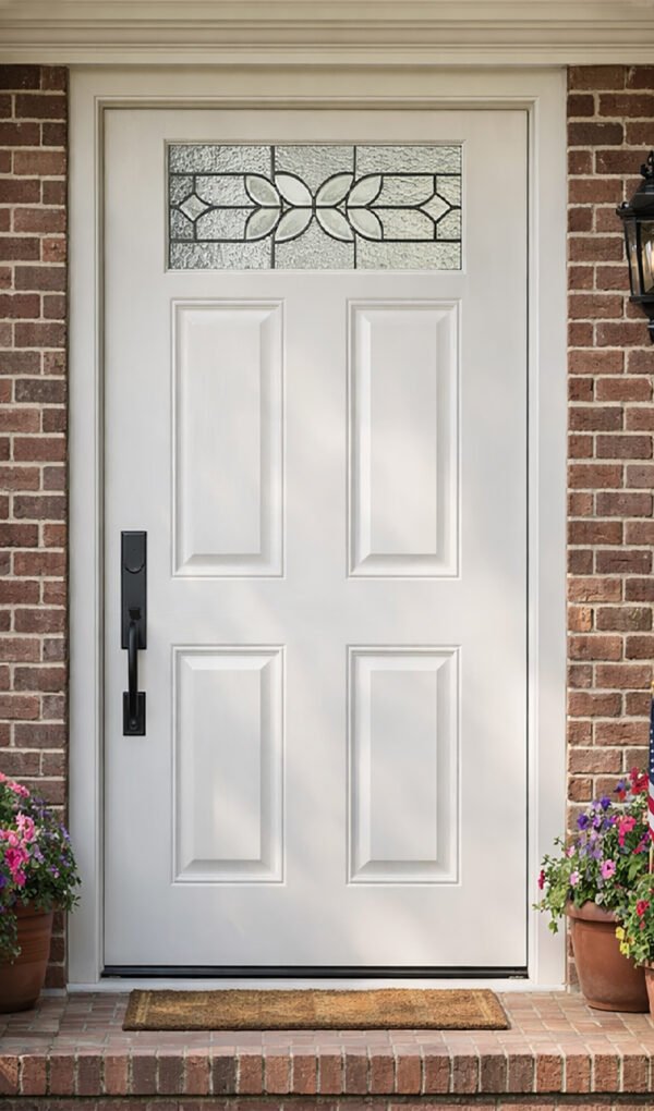 Quarter Lite door on house