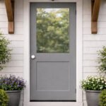 Shaker Half Lite on a house