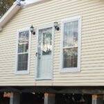 Fiberglass Mobile Home door with storm door