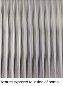 Reeded Flush Glazed Door Glass ()
